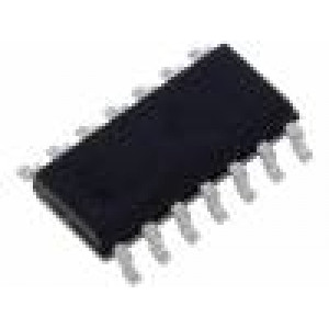 MCP6004-I/SL Operační zesilovač 1MHz 1,8-5,5VDC Kanály:4 SO14