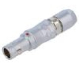 Konektor: kulatý zástrčka 00 vidlice PIN: 3 3A IP50 2,4÷3,3mm