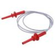 PJP5600-HT-150R Měřicí šňůra 10A banánek 4 mm,z obou stran izolované červená