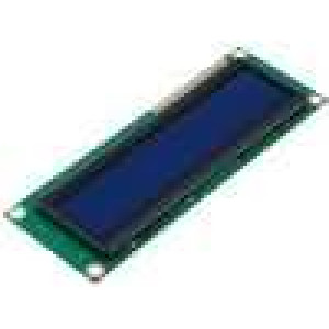 Zobrazovač OLED alfanumerický 16x2 modrá Rozměry:122x44x10mm