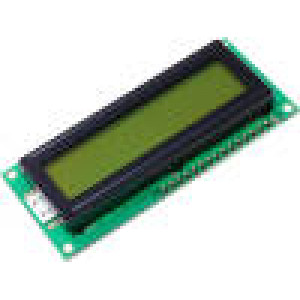 LCD display alfanumerický STN Positive 16x2 LED PIN:16