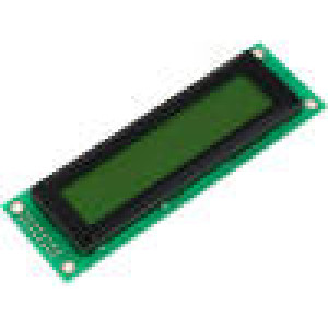 LCD display alfanumerický STN Positive 20x2 LED PIN:16