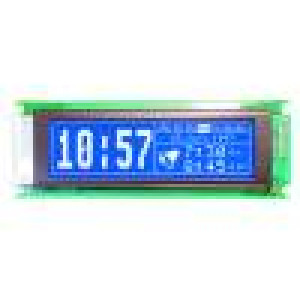 Zobrazovač LCD grafický 240x64 180x65x17mm
