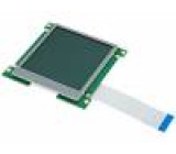 Zobrazovač LCD grafický COG, FSTN Positive 160x160 šedá LED