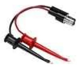 POM-3788 Měřicí šňůra PVC 140mm černá a červená 60VDC Imp:50Ω