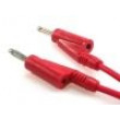 PP151-R Měřicí šňůra PVC 1,5m červená 20A 60VDC Průř.vod:1mm2