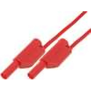 VSFK50012515-RT Měřicí šňůra PVC 1,5m červená 32A Průř.vod:2,5mm2