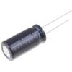 Kondenzátor elektrolytický THT 47uF 250V Ø12x25mm Rozteč:5mm