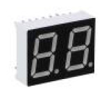 LED display dvoumístný 7-segmentový