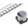 Kondenzátor elektrolytický SMD 47uF 50V Ø6,3x7,7mm ±20% 63mA