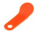 F57-DS9093A Držák knoflíkové paměti v přívěsku oranžová