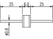 SAL-470 Ochrana přepěťová THT Výv axiální Usep.typ:470V 10000MΩ 2pF