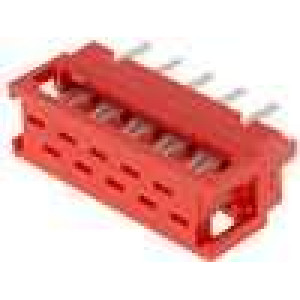 Konektor Micro-MaTch redukce 10 PINIDC, THT 1,27mm 1,5A