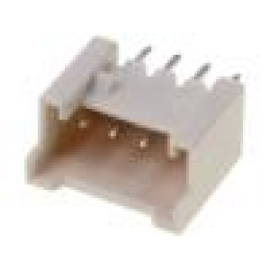 Zásuvka kabel-pl.spoj vidlice Sherlock 2mm PIN: 4 THT na PCB