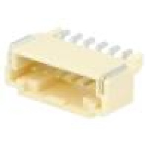 Zásuvka kabel-pl.spoj vidlice DuraClik 2mm PIN: 6 SMT 3A