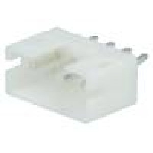 Zásuvka kabel-pl.spoj vidlice 2mm PIN: 4 THT 1A pocínovaný