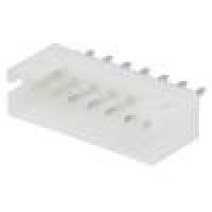 Zásuvka kabel-pl.spoj vidlice 2mm PIN: 7 THT 1A pocínovaný