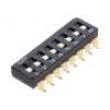 Přepínač DIP-SWITCH Počet sekcí:8 ON-OFF 0,025A/24VDC 100MΩ