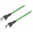 Patch cord SF/UTP 5e lanko Cu FRNC zelená 5m 22AWG Žíly: : 4