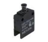 Přepínač tlačítkový 1-polohové SPST-NO 16A/250VAC černá