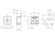 Potenciometr montážní - trimr jednootáčkový 47kΩ 100mW SMD ±20%