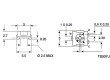 Potenciometr montážní - trimr jednootáčkový 20kΩ 250mW SMD ±20%