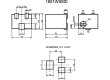 Potenciometr montážní - trimr stojatý víceotáčkový 1kΩ 250mW SMD