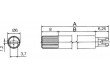 Knoflík nastavovací hřídelka červená h:11,7mm Určení CA14