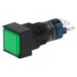 Přepínač tlačítkový 2 polohy SPDT 0,5A/250VAC 1A/24VDC Ø12mm