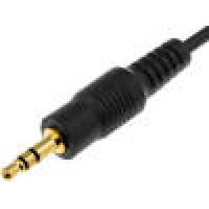 Kabel zlacený Jack 3,5 mm vidlice, vodiče 0,8m