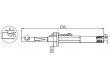 Měřicí hrot s háčkem propichovací 10A červená 4mm Ø:4mm