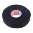 Textilní páska PET fleece 25mm L:25m černá