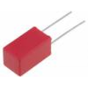 Kondenzátor: polypropylénový 100nF 5x10x7,2mm THT ±5% 5mm