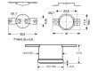 Čidlo termostat Konf.výstupu NC Topen:90°C Tclos:75°C 10A