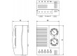 Sensor temperature and humidity sensor Contacts SPDT 10A