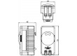 Čidlo termostat bimetalový Kontakty NC 10A IP20 Montáž DIN