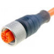 Připojovací kabel M12 PIN: 3 přímý 2m zástrčka 250VAC 4A IP67