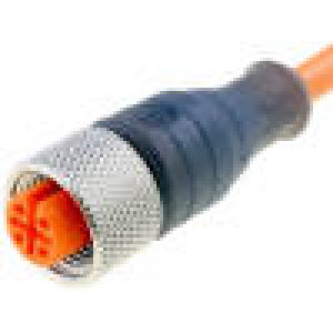 Kabel: pro snímače/automatizaci M12 PIN: 3 přímý 2m zástrčka