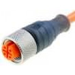 Kabel: pro snímače/automatizaci M12 PIN: 3 přímý 5m zástrčka