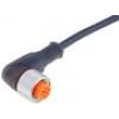 Kabel: pro snímače/automatizaci M12 PIN: 3 přímý 2m zástrčka