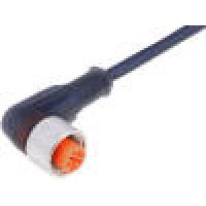 Kabel: pro snímače/automatizaci M12 PIN: 3 úhlový 2m zástrčka