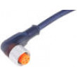 Kabel: pro snímače/automatizaci M12 PIN: 5 úhlový 5m zástrčka