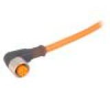 Kabel: pro snímače/automatizaci M12 PIN: 5 úhlový 2m zástrčka