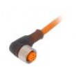 Kabel: pro snímače/automatizaci M12 PIN: 5 úhlový 5m zástrčka