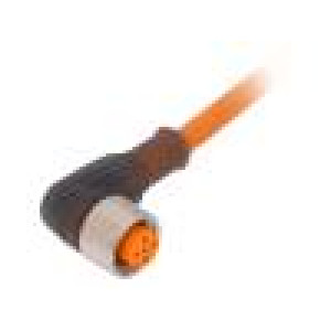 Kabel: pro snímače/automatizaci M12 PIN: 5 úhlový 5m zástrčka