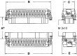 Konektor HTS zásuvka HTS HE 16 PIN 16+PE velikost 6 16A 400V