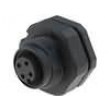Konektor M12 zásuvka zásuvka 4 PIN THT IP68 250V 5A