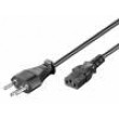 Kabel IEC C13 zásuvka, vidlice SEV-1011 (J) 2m černá PVC 10A