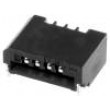 Konektor FFC / FPC vodorovné SMT NON-ZIF 4 PIN 1mm 50V 0,5A