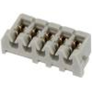 Zástrčka IDC zásuvka KR 2mm PIN: 5 na kabel 100V 1A Obvod: 1x5